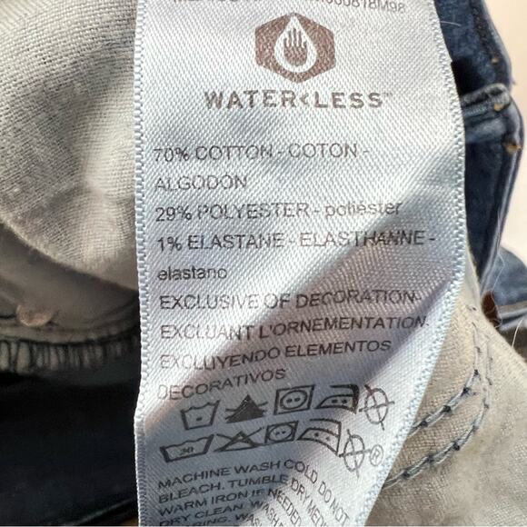 Levi's signature dark wash high rise skinny jeans size 33 B189 - Picture 2 of 5